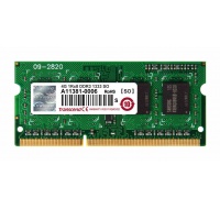 TRANSCEND SODIMM DDR3 4GB 1333MHz 1Rx8 CL9