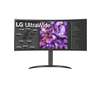 LG MT IPS LED 34" 34WQ75C - IPS panel, sRGB 99%, HDR10, 3440x1440, 2xHDMI, DP, USB-C, USB 2.0, RJ45,zakriven, nast vyska