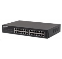 Intellinet 24-port Gigabit Ethernet Switch, 24x GbE, fanless