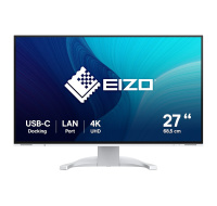 EIZO MT 27" EV2740X-WT FlexScan, IPS, 3840x2160, 350nit, 2000:1, 14ms, DisplayPort, 2xHDMI, USB-C, USB, Repro, Bílý