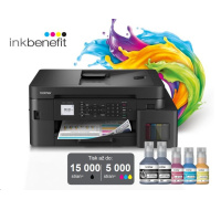 BROTHER multifunkce inkoustová MFC-T930DW - A4 128MB 2400x600 17ppm MP tray LCD FAX USB 2.0. WIFI  - INKTANK