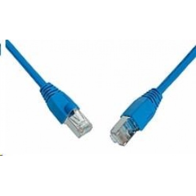 Solarix Patch kabel CAT5E SFTP PVC 7m modrý snag-proof C5E-315BU-7MB