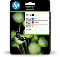 HP 903 CMYK Original Ink Cartridge 4-Pack (315 / 315 / 315 / 300 pages)