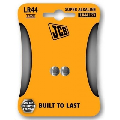 JCB alkalická baterie LR44, blistr 2 ks