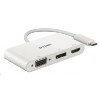 D-Link DUB-V310 3-in-1 USB-C to HDMI/VGA/DisplayPort Adapter