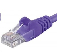 PREMIUMCORD Patch kabel UTP RJ45-RJ45 CAT5e 0.5m fialová