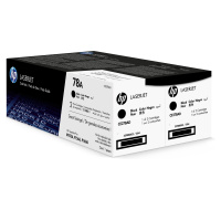 HP 78A Black 2-pack LJ Toner Cart, CE278AD (2,100 / 2,100 pages)