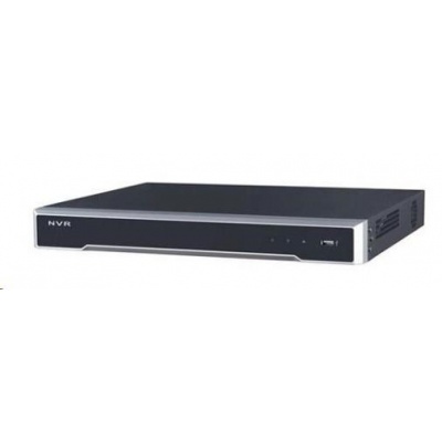 HIKVISION NVR, DS-7616NI-K2, 16 kanálů, 4K, 2x HDD (až 16TB), 2x USB, 1xHDMI a 1xVGA výstup, 4x DI / 1x DO, audio in/out