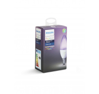 PHILIPS Hue White and Color Ambience, žárovka svíčková 6W E14 B39 DIM ZB+BT