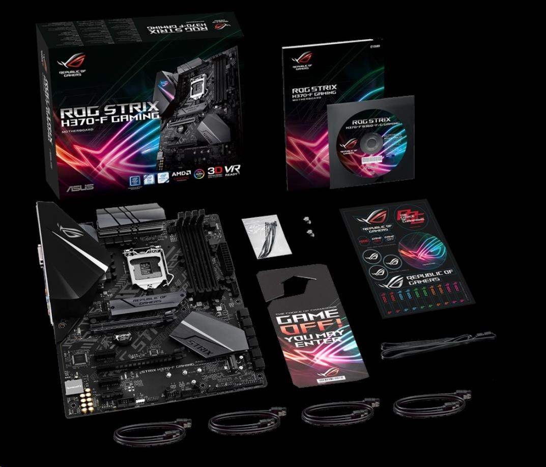 Asus Mb Sc Lga1151 Rog Strix H370 F Gaming Intel H370 4xddr4 Vga Stalker Technology S R O