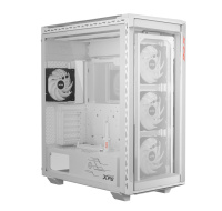 ADATA XPG case BATTLECRUISER II Mid-Tower, bez zdroje, 4x 120mm ARGB Fan, Bílá