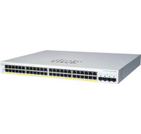 Cisco switch CBS220-48P-4G (48xGbE,4xSFP,48xPoE+,382W)