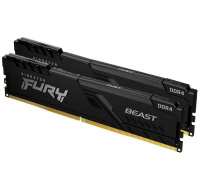 KINGSTON DIMM DDR4 64GB (Kit of 2) 3600MT/s CL18 FURY Beast Černá