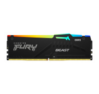 KINGSTON DIMM DDR5 16GB 6400MT/s CL32 Non-ECC FURY Beast RGB EXPO, Černá