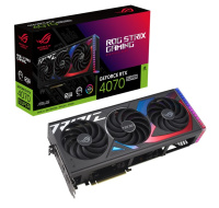 BAZAR - ASUS VGA NVIDIA GeForce RTX 4070 SUPER ROG STRIX 12G, 12G GDDR6X, 3xDP, 2xHDMI - Poškozený obal (Komplet)