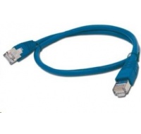 GEMBIRD kabel patchcord CAT6 stíněný FTP 0,5m, modrý