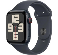 Apple Watch SE (2024) GPS + Cellular 40mm Midnight Aluminium Case with Midnight Sport Band - S/M