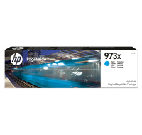 HP 973X High Yield Cyan Original PageWide Cartridge (7,000 pages)