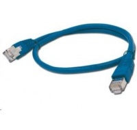 GEMBIRD kabel patchcord CAT6 stíněný FTP 1m, modrý