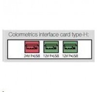 Colormetrics interface card, type-H