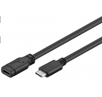 PREMIUMCORD USB- C prodlužovací kabel (USB 3.1 generation 1), C/M - C/F, 2m