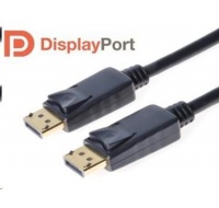 PREMIUMCORD DisplayPort 1.2 přípojný kabel M/M, zlacené konektory, 1.5m