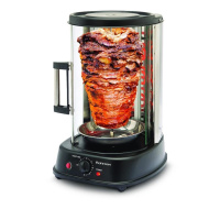 Rohnson vertikální gril, 1500 W, odkapávací miska, objem 21 litrů