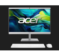 ACER PC AiO Aspire C24-195ES Core Ultra 5-125U,23.8" 1920x1080,16GB,1024GB,Intel Graphics,Win11,White,Silver
