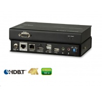 ATEN HDMI Extender PC-konzole na 100m@4K, HDBaseT 2.0, USB + RS232