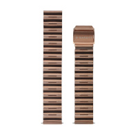Garett řemínek 18 mm, zlatorůžový kovový,  typ Solid rose gold