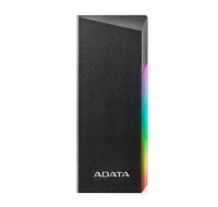 ADATA Externí box pro M.2 EC700G, USB-C 3.2 Gen 2, M.2 2230 / 2242 / 2280, RGB, černá