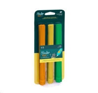 BAZAR - 3Doodler náplň ECO-PCL pro 3D pero Start+ 75ks - oranžová, žlutá, zelená - Poškozený obal (Komplet)