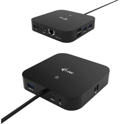 i-tec USB-C HDMI DP Docking Station, Power Delivery 100 W