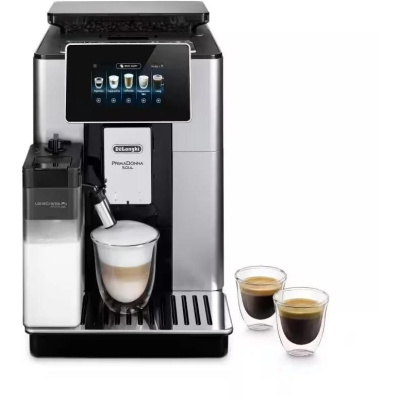 BAZAR - DeLonghi PrimaDonna Soul ECAM 610.55.SB automatický kávovar, 1450 W, 19 bar, chytrý - použito, opraveno