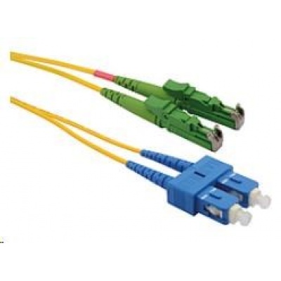 Solarix Patch kabel 9/125 E2000apc/SCupc SM OS 1m duplex SXPC-E2000/SC-APC/UPC-OS-1M-D