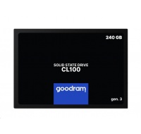 GOODRAM SSD CL100 Gen.3 240GB SATA III 7mm, 2,5" (R: 520MB/s; W 400MB/s)