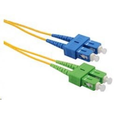 Solarix Patch kabel 9/125 SCapc/SCupc SM OS 3m duplex SXPC-SC/SC-APC/UPC-OS-3M-D
