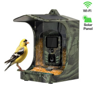 EVOLVEO StrongVision BirdFeeder, Chytré krmítko pro ptáky s kamerou a solárním panelem