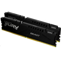 KINGSTON DIMM DDR5 16GB (Kit of 2) 5600MT/s CL40 FURY Beast Černá