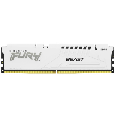 KINGSTON DIMM DDR5 16GB 6400MT/s CL32 ECC FURY Beast EXPO Bílá