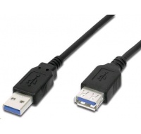 PremiumCord Prodlužovací kabel USB 3.0 Super-speed 5Gbps A-A, MF, 9pin, 1m