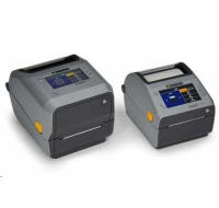Zebra ZD621t, 8 dots/mm (203 dpi), peeler, disp., RTC, USB, USB Host, RS232, BT, Ethernet, Wi-Fi, grey