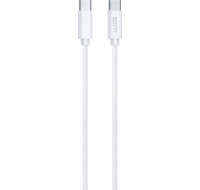 WG - Datový kabel Type-C na Type-C, 2 metry, 3A, 60W, bílá