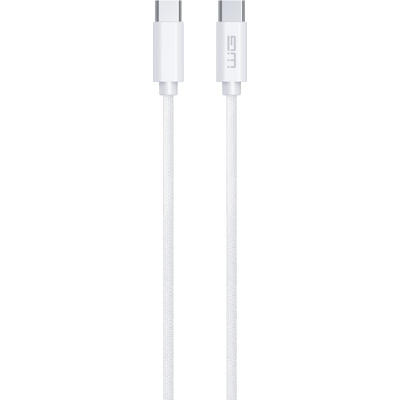 WG - Datový kabel Type-C na Type-C, 2 metry, 3A, 60W, bílá