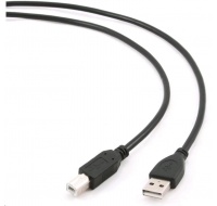 GEMBIRD Kabel USB 2.0 A-B propojovací 4,5m Professional (černý, zlacené kontakty)