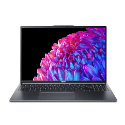 ACER NTB Swift Go 16 (SFG16-72-72QM), Core Ultra 7 155U,16" 1920x1200,16GB,1TB SSD,Intel Arc,W11H,Gray