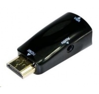 GEMBIRD Redukce HDMI - VGA+Audio (M/F, černá)