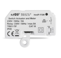 Homematic IP Spínací akční člen s měřením - 5A, skrytá montáž