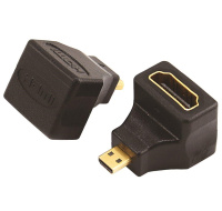 PremiumCord adaptér Micro HDMI Male na HDMI Female zahnutý do pravého úhlu 90°