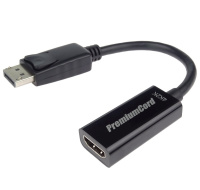 PremiumCord adaptér DisplayPort - HDMI Male/Female, support 3D, 4K*2K@60Hz